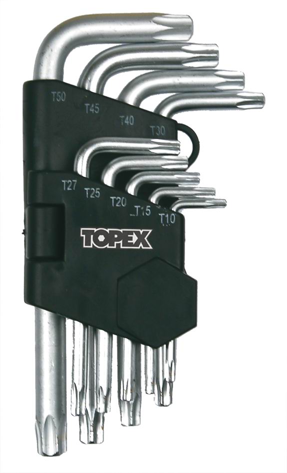 TORX KEYS 9 PIECES T10-T50MM - T 35D960