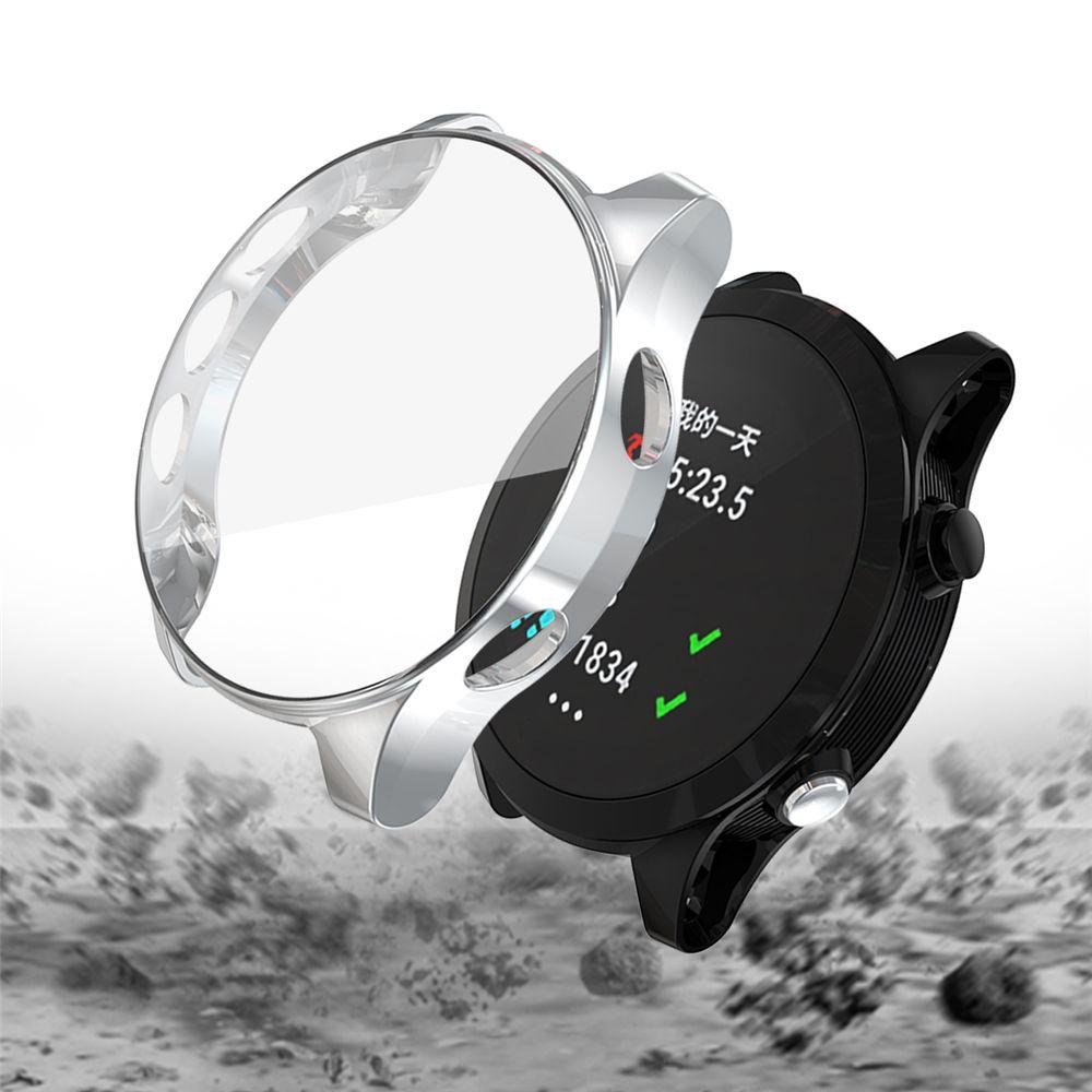 Anti Scratch Shockproof Electroplated TPU Watch Case Screen Film Protective Cover Touch