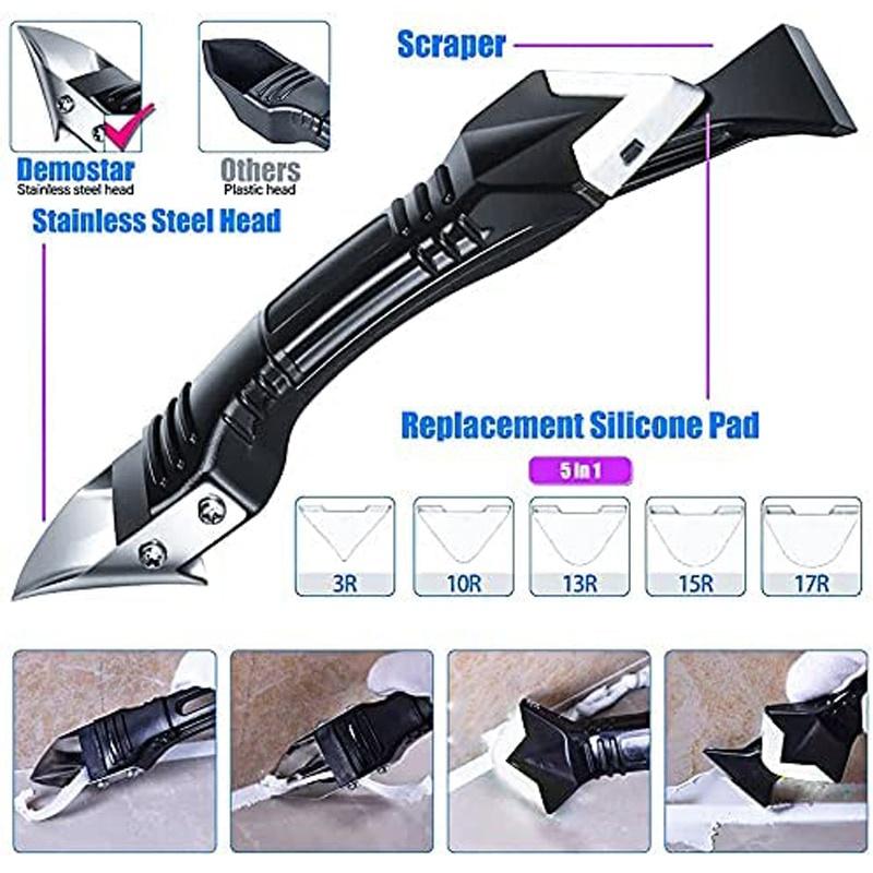 Набор инструментов для удаления силиконового герметика 3 в 1. Скребок для удаления плесени.