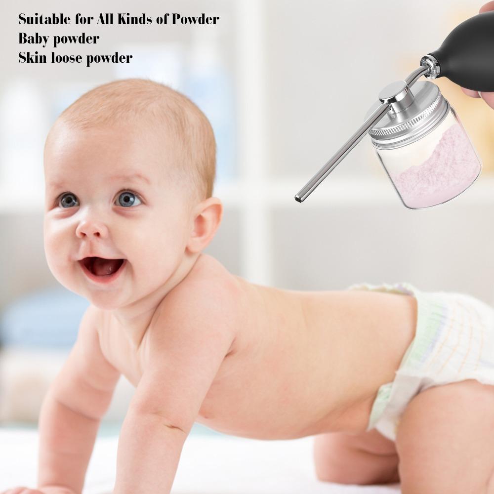 Заправляемый распылитель пудры Puffer Talcum Fiber Spray Applicator Barbershop