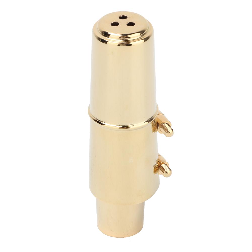 Металлический мундштук для альт-саксофона с колпачком и подушечками, аксессуар для музыкальных инструментов(7C#)