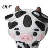 PLA Finger Clicker Cow Cupcake Fidget Toy, 3D Printed Key Hanging Decoration Clicky Button Sensory Toy for Anxiety Reduction & Focus Aid Tactile