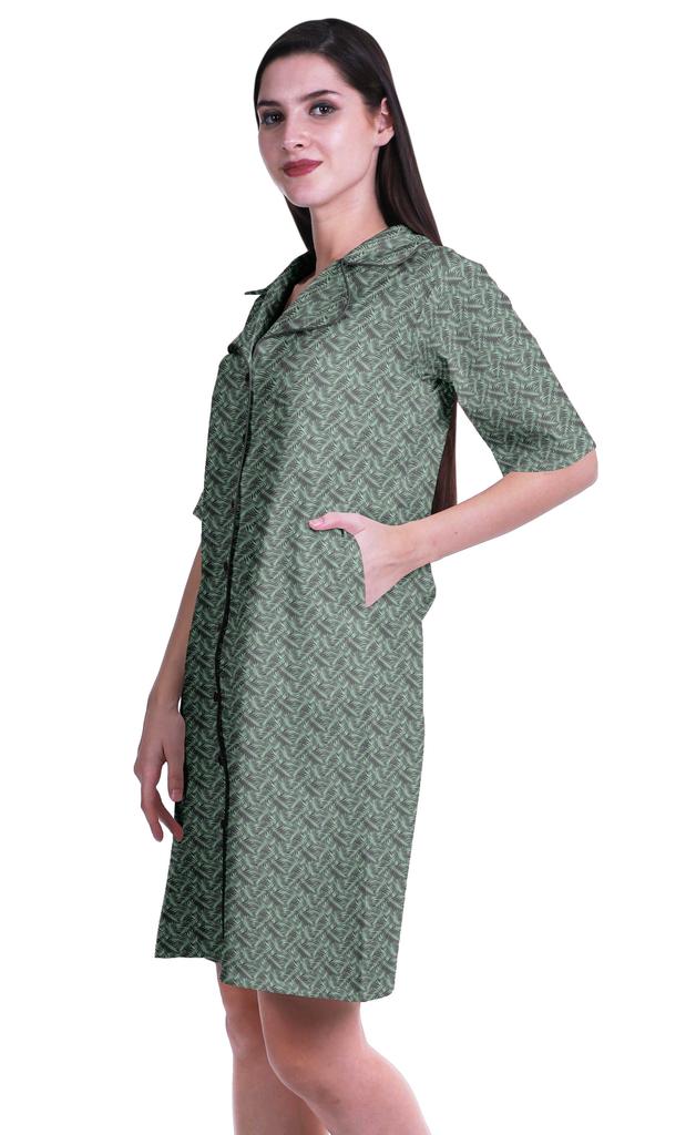 Moomaya Женская ночная рубашка для сна с принтом ночная рубашка-S-XXL