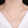 Vintage Stainless Steel Zircon Star Charms Necklaces For Women Elegant Luxury 18k Gold Plated Chain Necklace Choker Jewelry