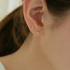 Серьги-полумесяцы Lunne 14K (14-каратное золото) #Es13