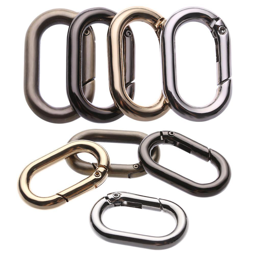 Accessories Camping Hiking Outdoor Carabiner Handbags Clips Spring Oval Rings Bag Belt Buckles