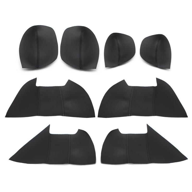 4 шт. мягкая кожаная дверная панель для Honda Civic 9th Gen 2012 2013 2014 2015 автомобильные дверные панели/дверной подлокотник панель крышка