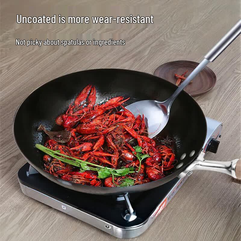 COOKER KING Экстремальная Железная Серия 32 см Ручная Работа Круглое Дно Вок