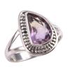 Натуральный аметрин драгоценный камень ручной работы 925 стерлинговое серебро ювелирное кольцо размер 7,5 V3i29