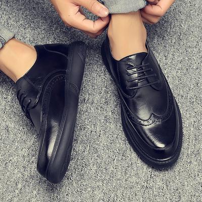 Модные новые поступления роскошные итальянские брендовые мужские кожаные туфли на плоской подошве мужские британские туфли-броги формальные деловые туфли-оксфорды для мужчин