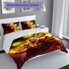 3pcs Custom Name World of Warcraft Bedding Set,Includes 1 Duvet Cover and 2 Pillowcases,All-season Bedroom Decor