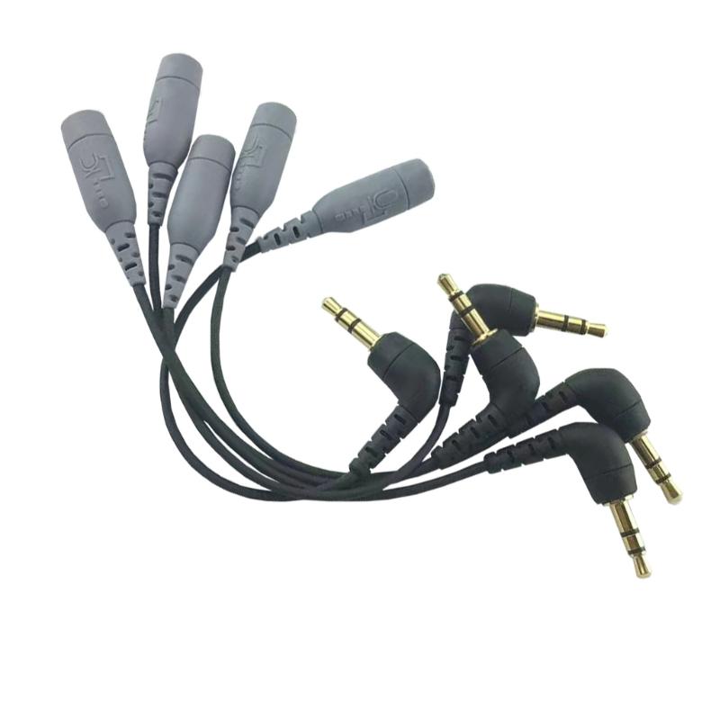 3.5mm to TRRS Microphone Cable Adaptor 3.5mm Female TRRS Microphone Adapter for SC3/SC4 Mic Camera Recording