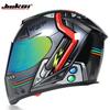 JIEKAI Electric Car Helmet Men's And Women's Full Helmet Double Lens Anti Fog Motorcycle Personality Cool Safety Helmet