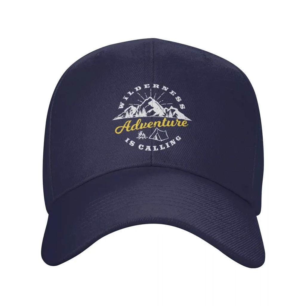 Custom Wilderness Adventure Calling Baseball Cap for Unisex Women Adjustable Explore Camping Dad Hat Sun Protection Snapback C