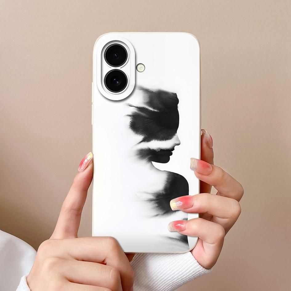 Для Apple iPhone 16 Plus 16pro 16promax новый чехол симпатичный цветочный узор облаков мягкий тонкий жидкий силикон высокое качество ударопрочный чехол для iPhone чехол Capas