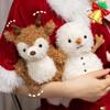 Cartoon Christmas Series Plush Doll Christmas Tree Elk Scarf Snowman Plush Toy Home Decoration For Girls Holiday Xmas Gifts