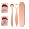 Stainless Steel Tongue Scraper Cleaner Metal Srapes Reusable & Ecofriendly Tongue Brush Fresh Breath Scraper