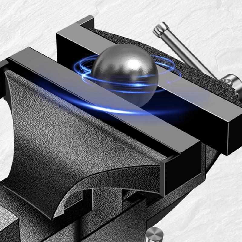 Многоцелевые тиски для верстака, настольные, зажимные, сверхмощные, с поворотным основанием, для деревообработки, металла