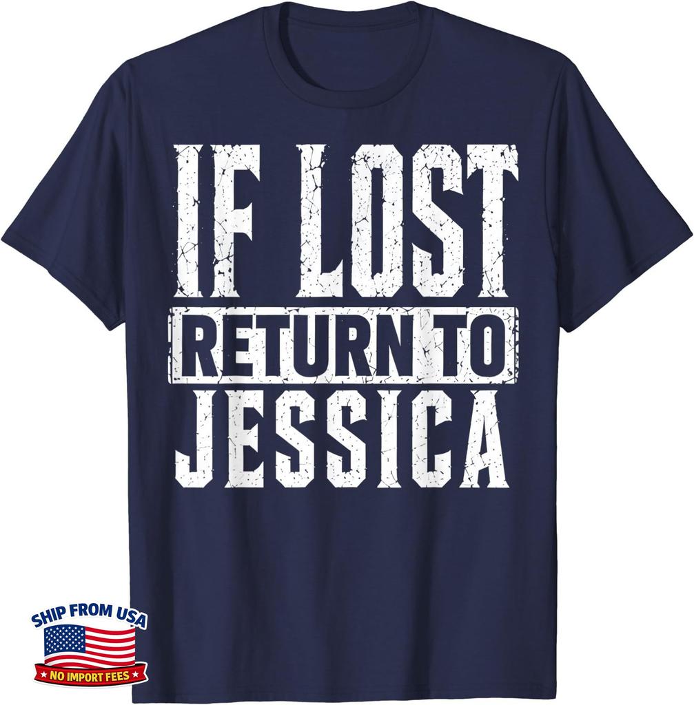 Funny If Lost Return to Jessica Couple Matching T-Shirt