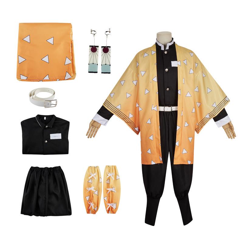 Убийца демонов Костюм для косплея: Тандзиро, Нэдзуко, Дзэницу, Шинобу, Мицури
