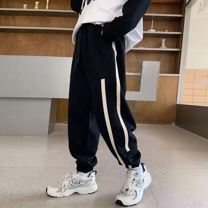 Брюки для маленьких мальчиков, облегающие леггинсы, спортивные штаны, детские повседневные штаны для бега