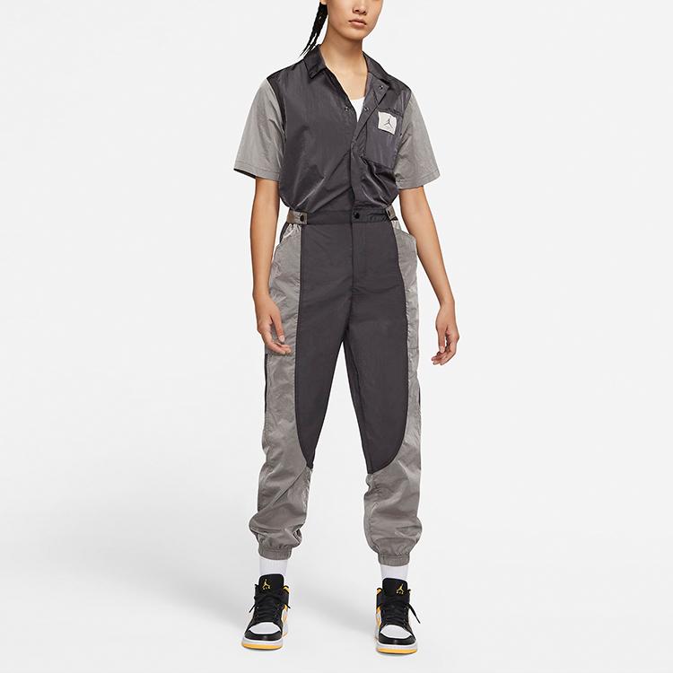 Jordan Women's Essential Woven Jumpsuit Thunder Gray DD7064-082