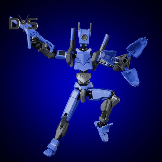 Робот Фигурка с Аксессуарами Подвижные Суставы Модель Робота Игрушка Шарнирная Фигурка Манекен Украшение для Дома и Офиса Орнамент