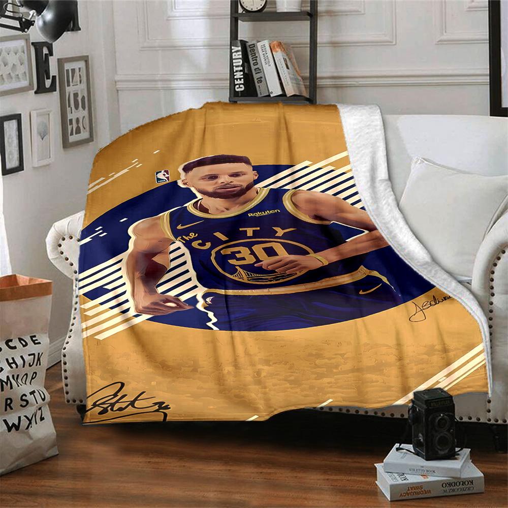 Golden State Warriors Blanket Soft & Cozy Suitable for Livingroom Office Seaside for All Seasons Stylish Decor