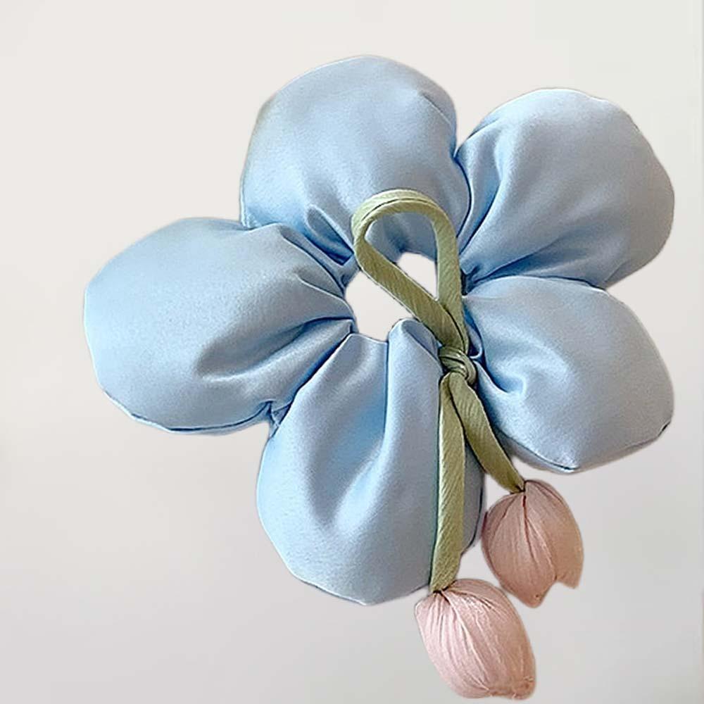 Elastic Flower Scrunchies Oversize Large Hair Scrunchies Trendy Exaggerated Hair Ring Daily