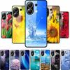 Стеклянный чехол для Xiaomi Redmi Note 13 Чехол Мягкий бампер Закаленное стекло Жесткая задняя крышка Для телефона Redmi Note 13 Pro Чехол Funda Coque