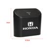 Car Vehicle Case Storage Box Black ABS Square Pressing Trash Can For Honda Fit Mugen Insight Type S R VTEC DOHC Modulo Vezel Legend RR Si