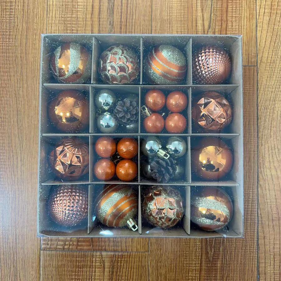 Новогодние украшения: Набор шаров для праздничного декора с подарочной коробкой