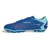 Adidas Predator Accuracy.3 Lace AG (Rubber Short Studs) Soccer Shoes Unisex Soccer Shoes Blue White IG5169