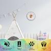 Учебные часы для детей, бесшумные, для обучения определению времени, таймер для детской комнаты, детские часы Монтессори