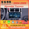 Android 14 Carplay автомобильное радио для Hyundai Tucson 2004 2005 2006 2007 2008 2009 Мультимедиа Видео Плеер Навигация Стерео 2Din DVD