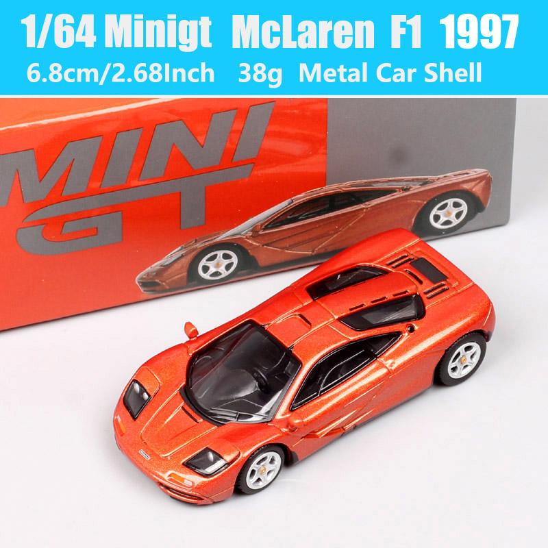 MiniGT Масштаб 1/64 Nissan Skyline GTR Racing Z Honda Civic Cadillac V 911 GT3 McLaren Datsun 510 Пикап Модель автомобиля Игрушка