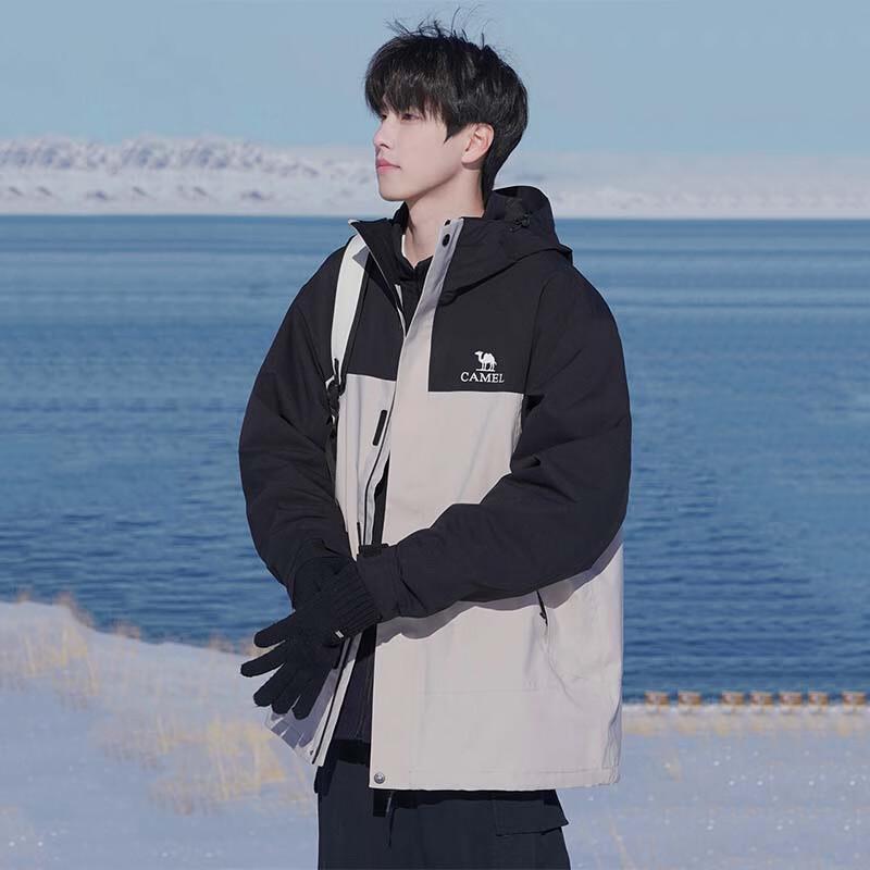 Camel Men's 3-in-1 Fleece Lined Outdoor Jacket A13CAXX085Z