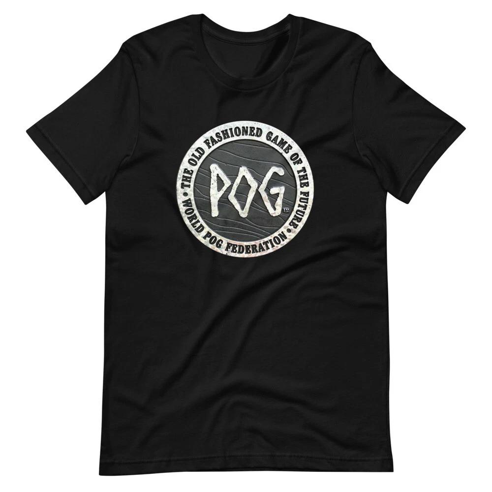 Игровая футболка POG 90-х годов, Ностальгия, Ретро, Винтажный стиль, Графическая, С коротким рукавом, Унисекс
