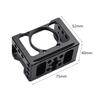 Защитная клетка для камеры Vlog из алюминиевого сплава с совместимыми отверстиями для винтов 1/4 3/8 дюйма