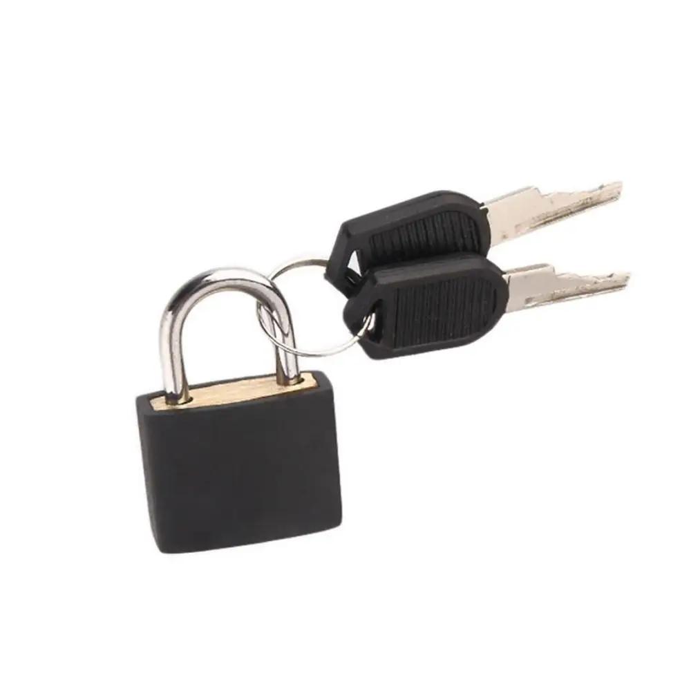 23mm Mini Suitcase Diary Lock With 2 Keys Anti-Theft Drawer Cabinet Padlock Multicolour Travel Bag Zipper Lock Home Decor