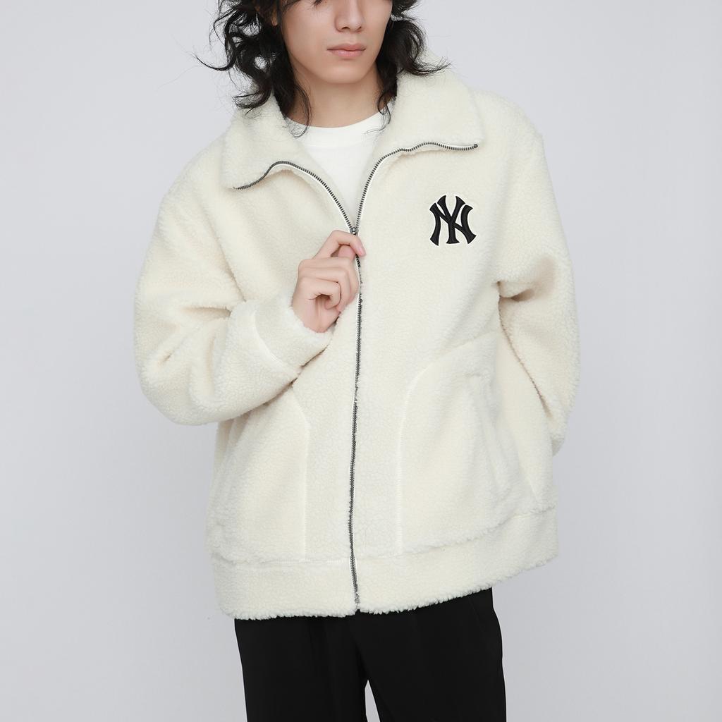 Новые вельветовые куртки MLB Унисекс Кремовые 3AJPF0216-50CRS