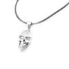 [I9292] - Designer Necklace 'Skull' Steel