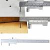 ?????????????????? ???????? Parallel Cross Caliper, 0-200mm Stainless Steel Parallel Cross Vernier Caliper Marking Gauge