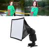 Универсальный складной рассеиватель для вспышки Softbox Professional Mini Photo Diffuser Soft Light Box для камеры Canon Nikon Sony