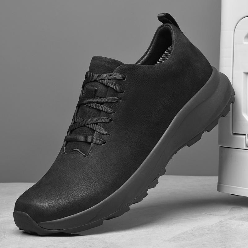 Модная мужская обувь для весны и осени, кроссовки из натуральной кожи, обувь для ходьбы, повседневная мужская спортивная обувь, нескользящая обувь для трекинга, уличные кроссовки