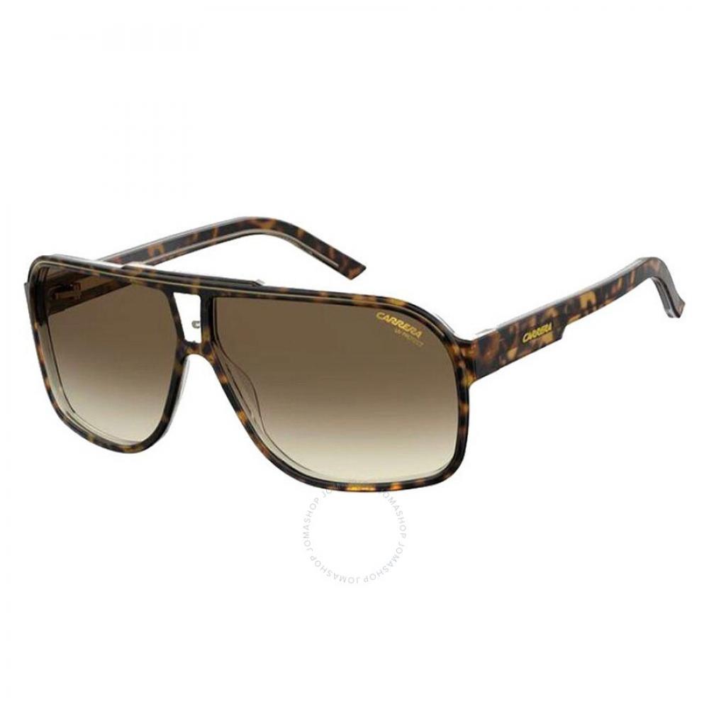 Carrera Brown Gradient Square Men S SunglaSSeS Grand Prix 2 0086 Ha 64