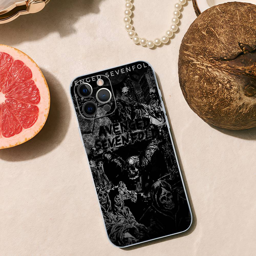 A-Avenged S-Sevenfold Rock Прозрачный Силиконовый Мягкий TPU Чехол для Телефона Для Iphone 17 16 15 14 Plus 13 12 Mini 11 Pro Max Накладка Capa