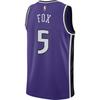 Nike Де'Аарон Фокс Сакраменто Кингз 2024/25 Hardwood Classics Мужская майка Nike Dri FIT НБА Swingman FQ4691-506