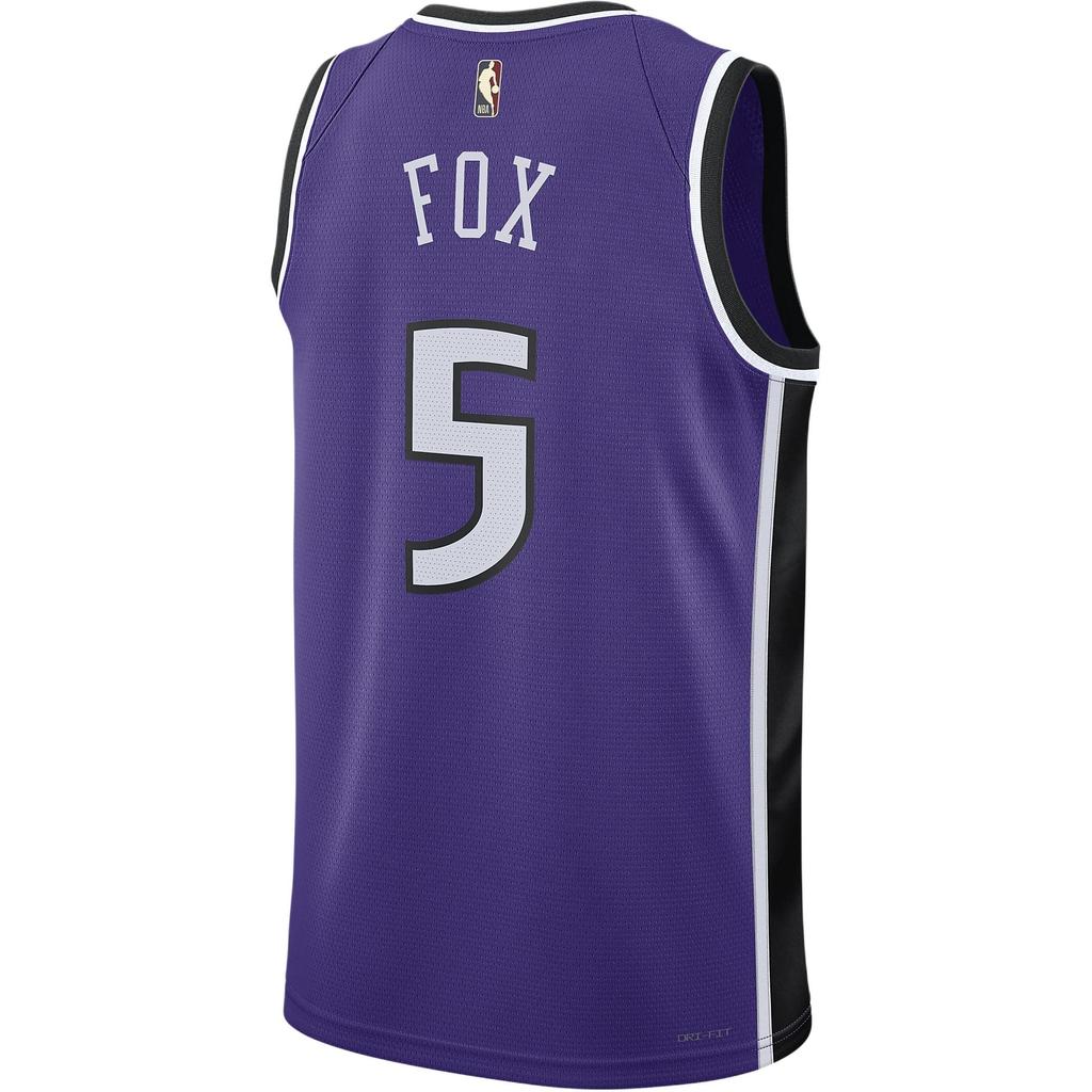 Nike Де'Аарон Фокс Сакраменто Кингз 2024/25 Hardwood Classics Мужская майка Nike Dri FIT НБА Swingman FQ4691-506