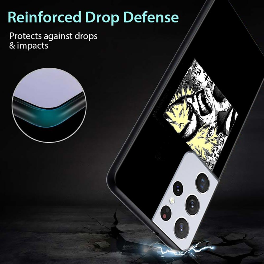 Чехол для телефона Samsung S21 S20 Ultra S10 Plus Lite S21 S20 Fe 5g Galaxy S10e S9 S8 S7 Edge, силиконовый чехол My Hero Academia